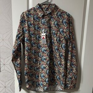 Floral Patterned Men's Shirt